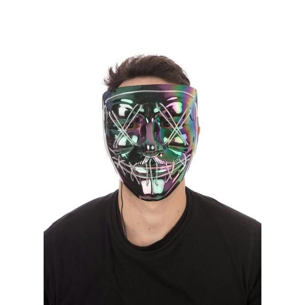 Bristol Novelty Unisex Adults Anarchy Mask - Iridescence - 