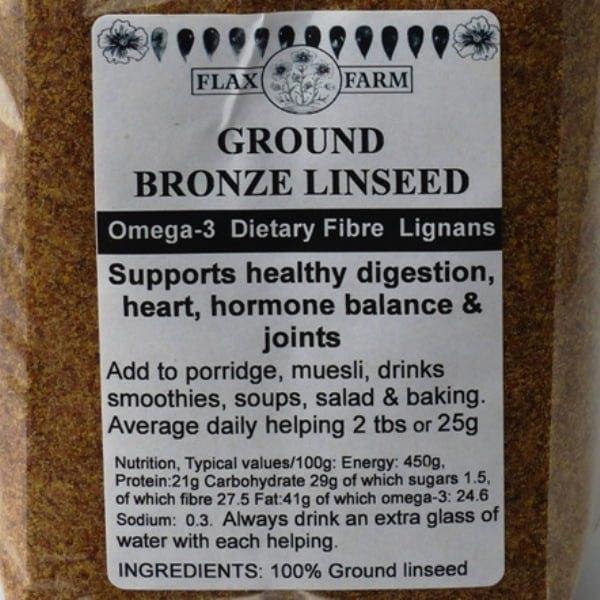 Ground-bronze-flaxseed flax