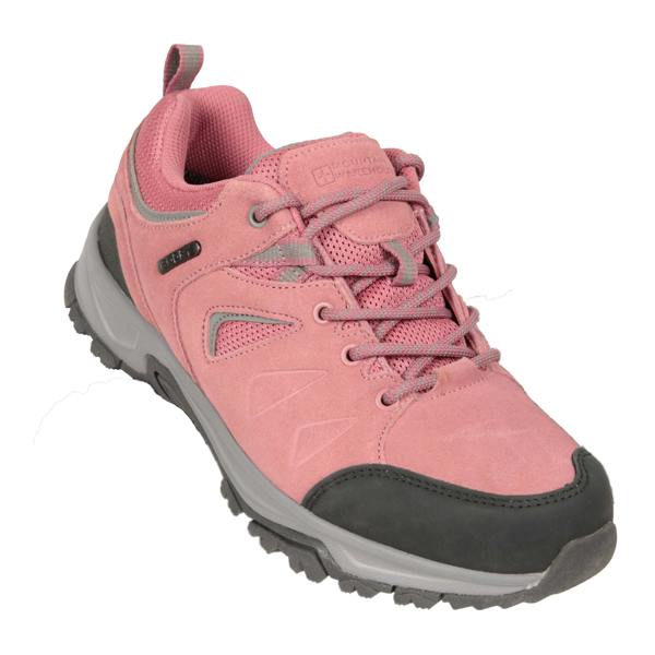 Mountain Warehouse Womens/Ladies Thunder Suede Walking Shoes - Pink - 