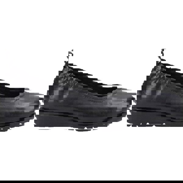 Hush Puppies Skylar Leather Women's Black Flats