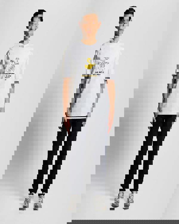 Lyle & Scott Rubber Duck Mens Graphic T-Shirt - 626 White | CHO | Designer Mens Graphic T-Shirts