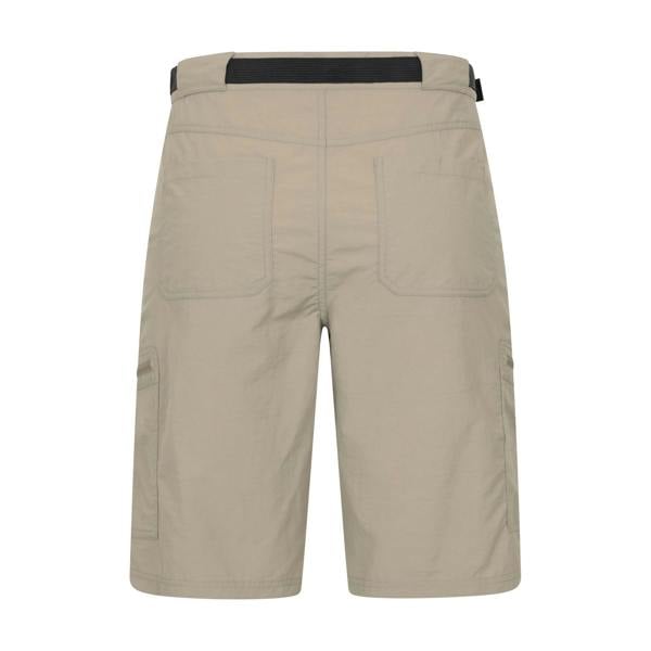 Mountain Warehouse Mens Saunter Belted Cargo Shorts - Beige - 