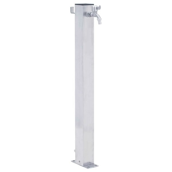 Berkfield Garden Water Column 100 cm Stainless Steel Square