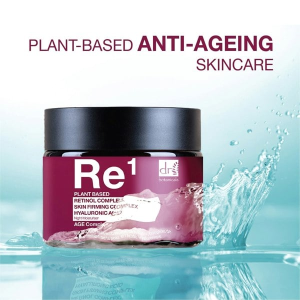 Dr Botanicals Retinol Complex 1%, Skin Firming Complex 1% & Hyaluronic Acid 1% Night Moisturizer 60ml
