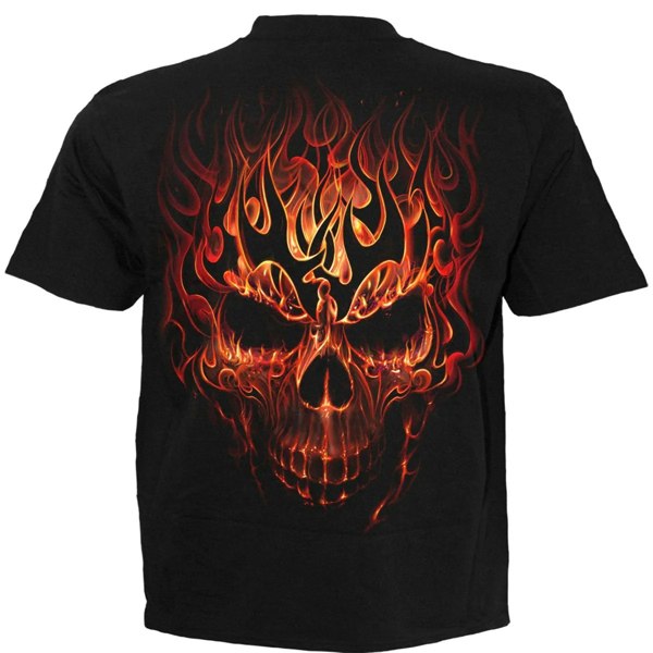 Spiral Direct Childrens/Kids Skull Blast Short-Sleeved T-Shirt - Black