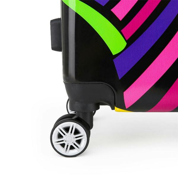 Infinity Luggage Hard Shell Printed Cabin Suitcase 35 x 23.5 x 56 cm Luggage Suitable for Easyjet, Ryanair, Wizzair