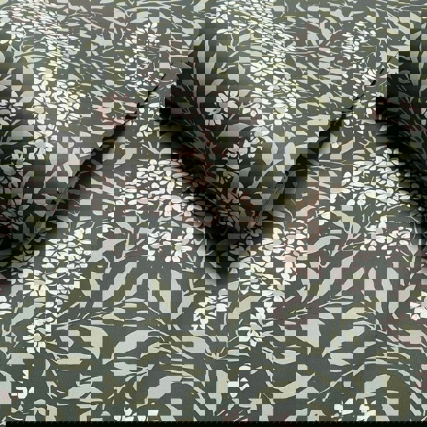 World of Wallpaper Botanical Damask Wallpaper - Green/White