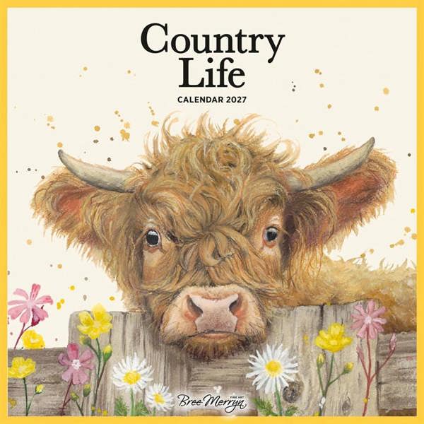 Bree Merryn, Country Life Calendar 2027, Wall Calendars, Month To View, Animals, Gift