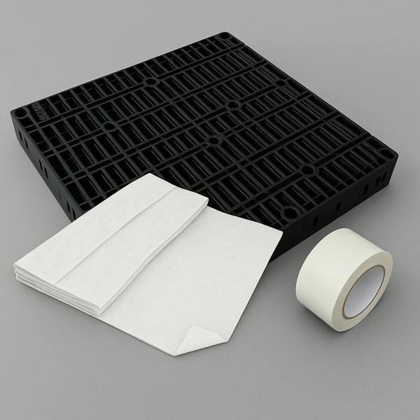Shallow Soakaway Crate Kits | Low Depth Drainage System with Crates & Geotextile | Spudulica