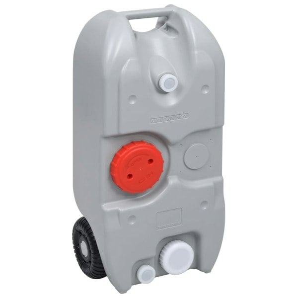 Berkfield Wheeled Water Tank for Camping 40 L Grey
