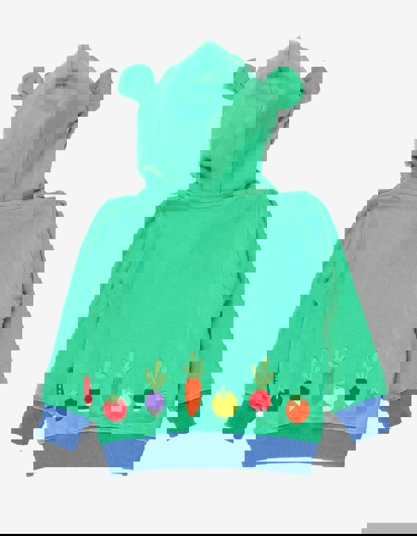 Organic Frog Applique Hoodie - Toby Tiger UK Retail