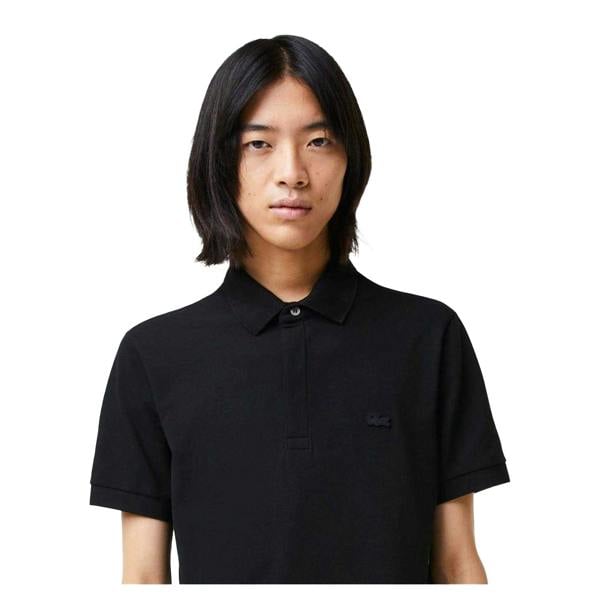 Lacoste Mens Paris Cotton Polo Shirt - Black - 
