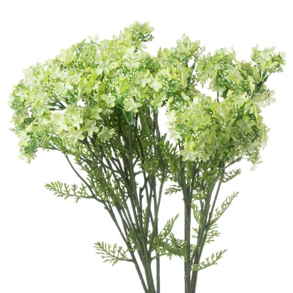 Wyld Haus Set of 3 Artificial Flowers Green Plum Blossom Spray