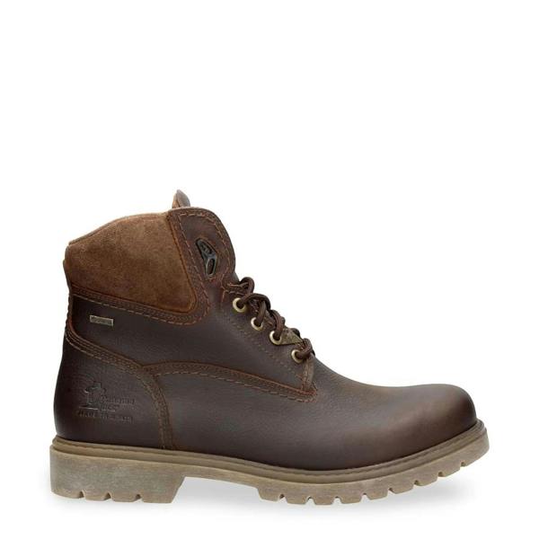 Panama Jack Amur GTX C10 - Men's Brown Waterproof Leather Ankle Boots