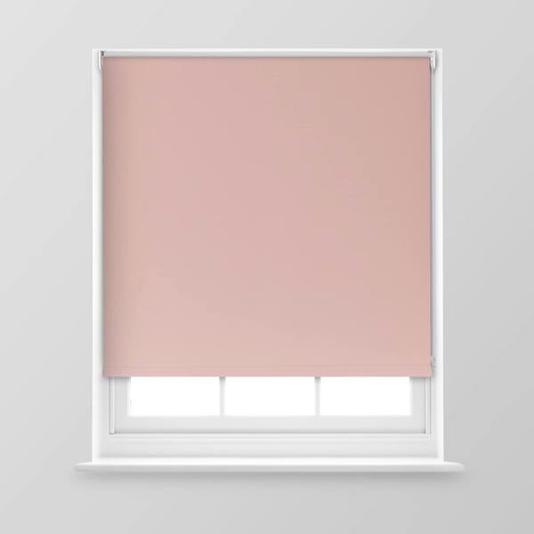 A.Unique Home Trimmable Blackout Roller Blind - 4FT - PINK - 120cm(W) x 170cm(L)
