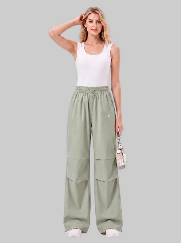 Anniou Women's Sun Protection Paratrooper Pants - Grey green