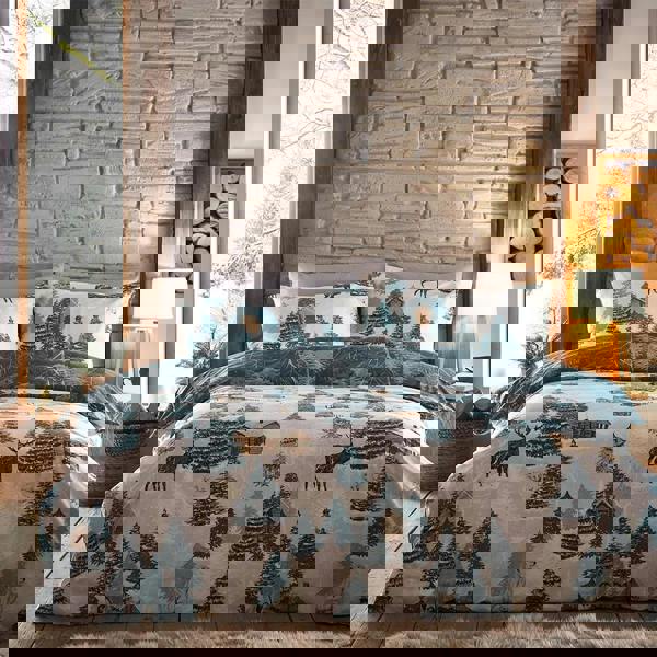 Furn Arcticus Arctic Animals Duvet Cover Set - Blue