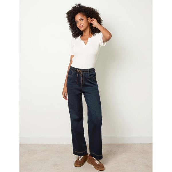 Blue Vanilla Elastic Waist Jeans