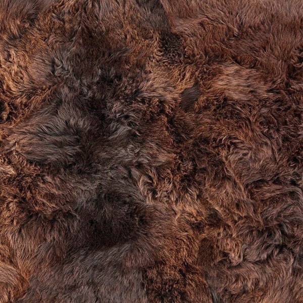 Hide Rugs Rare Breed Sheepskin Double Natural Brown