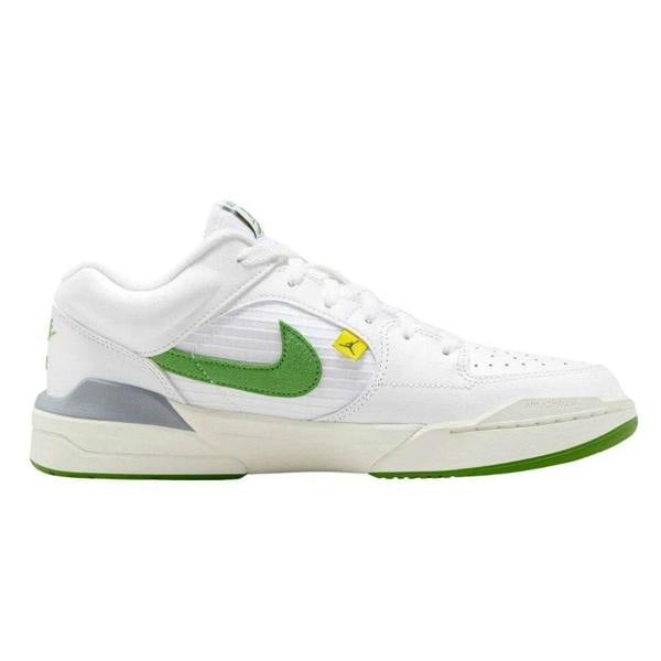 Nike Womens/Ladies Air Jordan Stadium 90 Leather Trainers - White/Green - 
