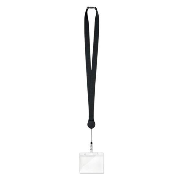 MidOcean Zip Lanyard Retractable Lanyard - Black - 