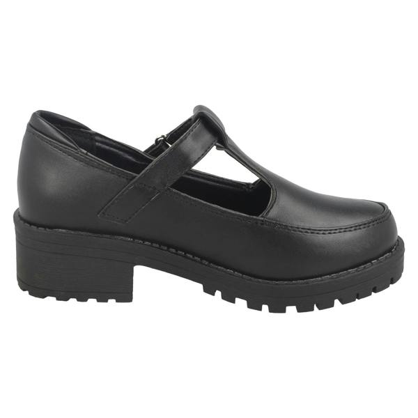 Cool For School Girls Cool For School Mid Heel T-Bar School Shoes