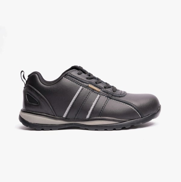 Grafters M090A Unisex Safety Trainers Black