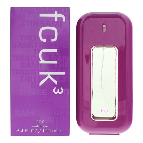 FCUK 3 Her for Her Eau de Toilette - 100ml