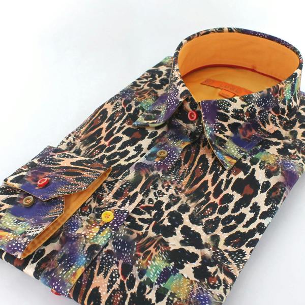 CATWOMAN LEOPARD  WOMENS  PRINT SHIRT – Premium Men's Patterned Shirt by Claudio Lugli | Bold Design, Tailored Fit, Best Printed Shirts
