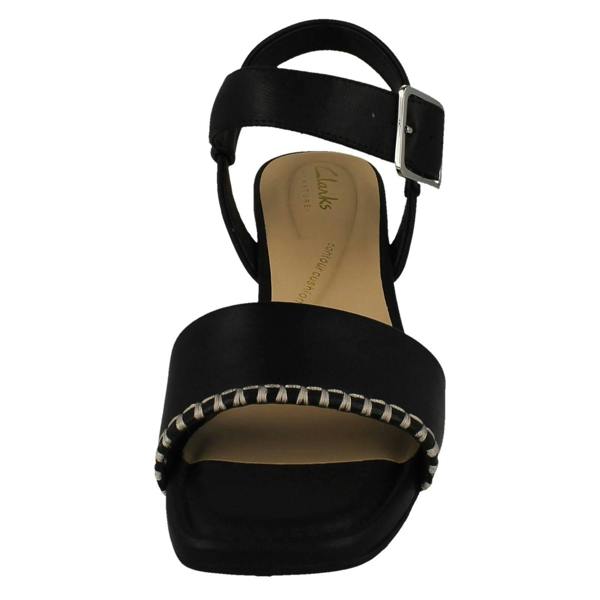 Clarks Ladies Clarks Square Toe Sandals Siara 65 Buckle