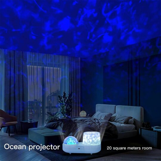 Havendro 12in1 Ocean Starry Projector Galaxy Nebula Night Light  Bedroom Decor