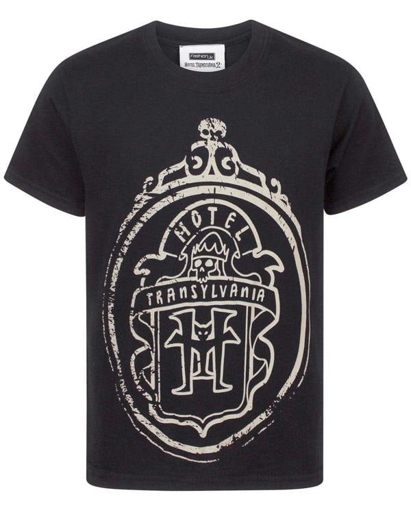 Hotel Transylvania Boys Black Logo Short Sleeved T-Shirt