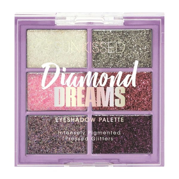 Sunkissed Diamond Dreams Eyeshadow Palette ( 6 x 1.1g Eyeshadow) Intensely Pigmented Pressed Glitters