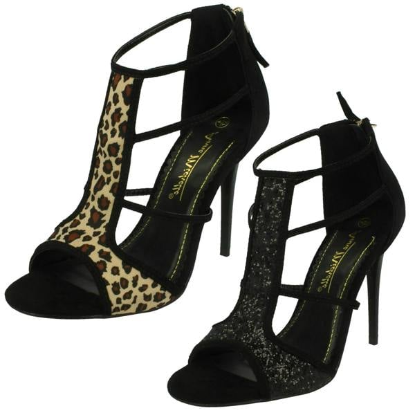 Anne Michelle Ladies Anne Michelle Ankle Heel With Zip Fastening