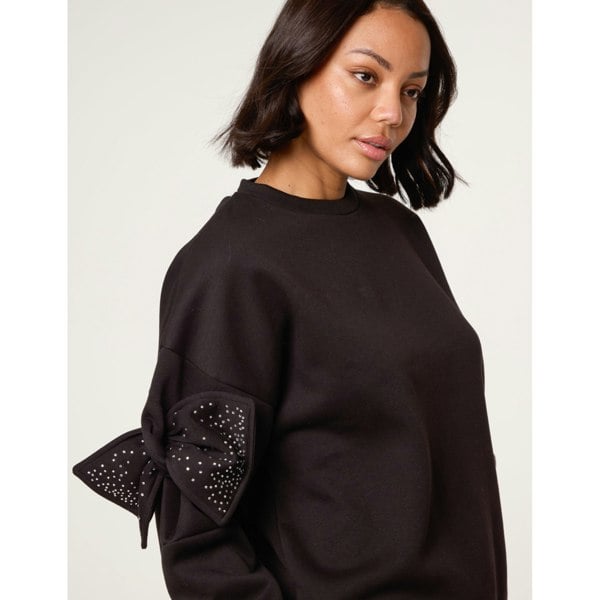 Blue Vanilla Bow Sleeve Sweatshirt