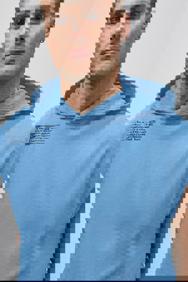 ENORSIA Men's  Contrast Printed Hoodie