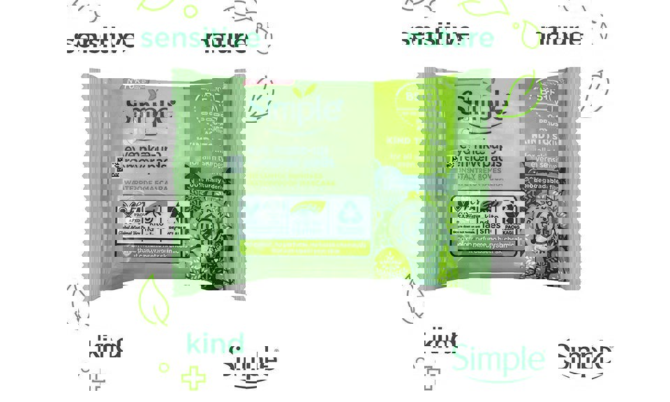 Simple Kind to Skin Eye Make Up Remover Pads - 30 Pad