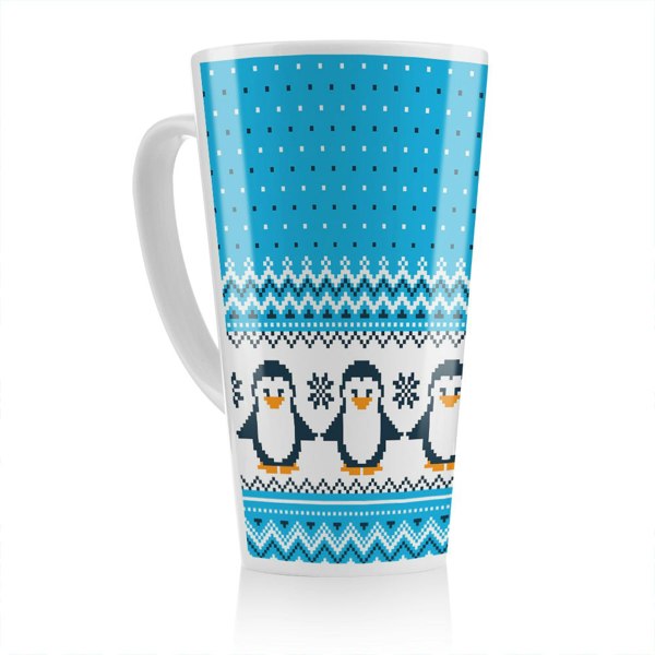 Benjamin Tate Design New Year'S Christmas Dining Latte Mug