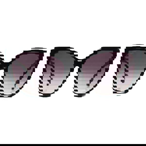 Max Mara Sunglasses MM0058 Logo 13 01B Shiny Black Smoke Grey Gradient