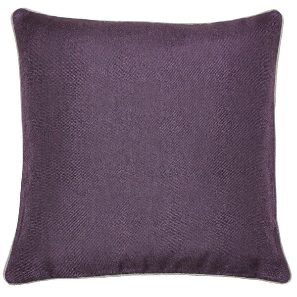 Riva Home Bellucci Cushion Cover - Damson/Tobacco