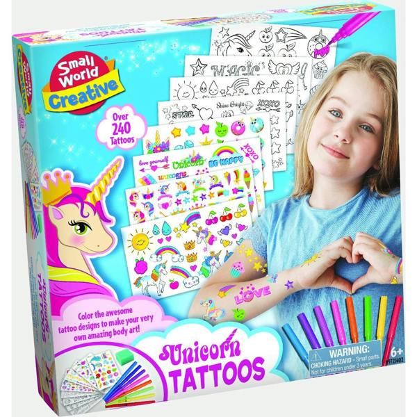 Unicorn Tattoos - White