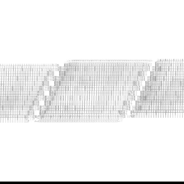 Berkfield Gabion Raised Bed Galvanised Iron 330x50x100 cm