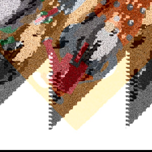 JVL Eco-Friendly Latex Backed Coir Entrance Doormat, 45x75cm - Gardening Gonks