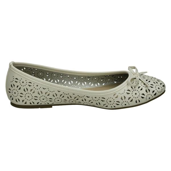 Spot On Ladies Spot On Slip On Ballerina Shoes F80037