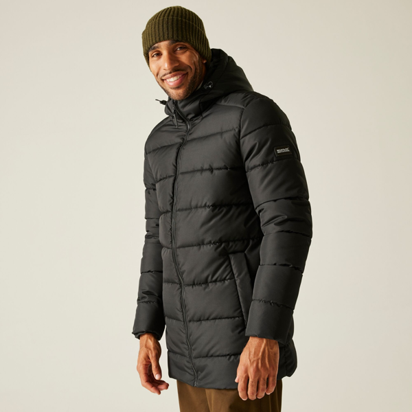 Regatta Mens Lakiver Padded Jacket - Black