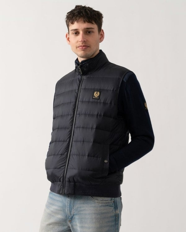 Belstaff Mens Circuit Gilet - Dark Ink