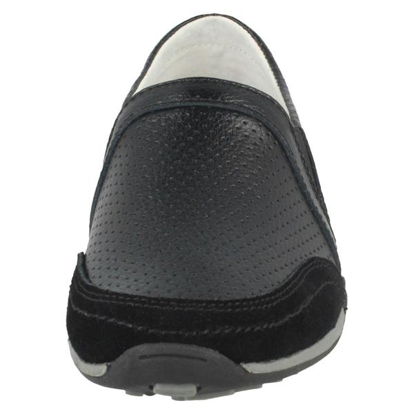 Down to Earth Ladies Down To Earth Leather Casual Shoes F80423