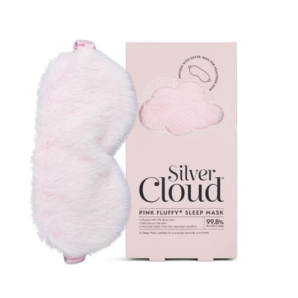 Silver Cloud Beauty Silver Cloud Fluffy Sleep Mask Infused with Silver Ions – Pink