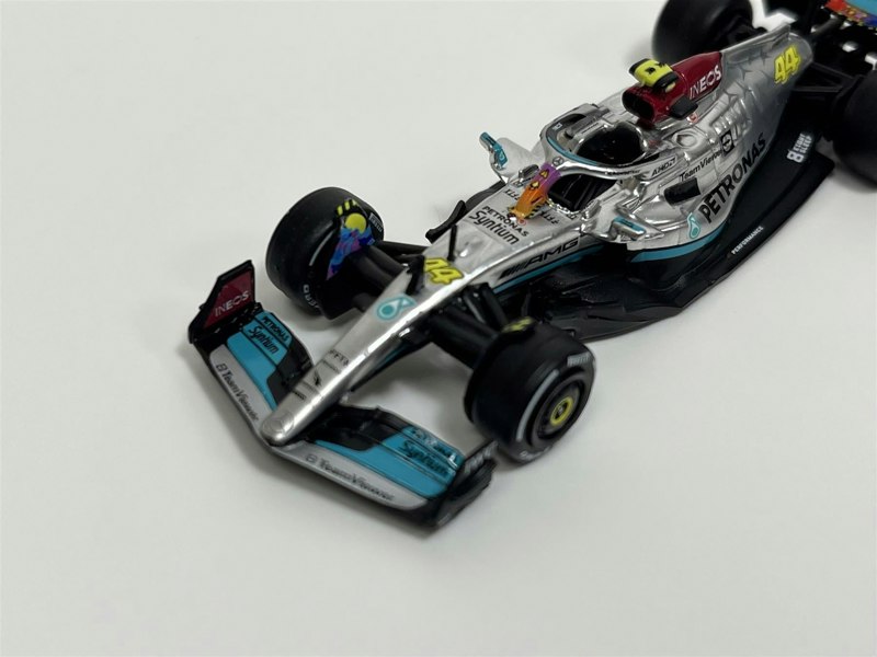 Tarmac Lewis Hamilton Mercedes AMG F1 W13 Miami GP 2022 1:64 Tarmac Works T64GF044LH2