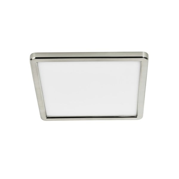 Nordlux Oja 29 Square | 3000/4000K | 3-Step | Ceiling light | Brushed Nickel